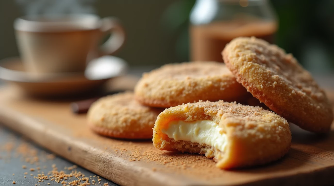 churro cheesecake cookies