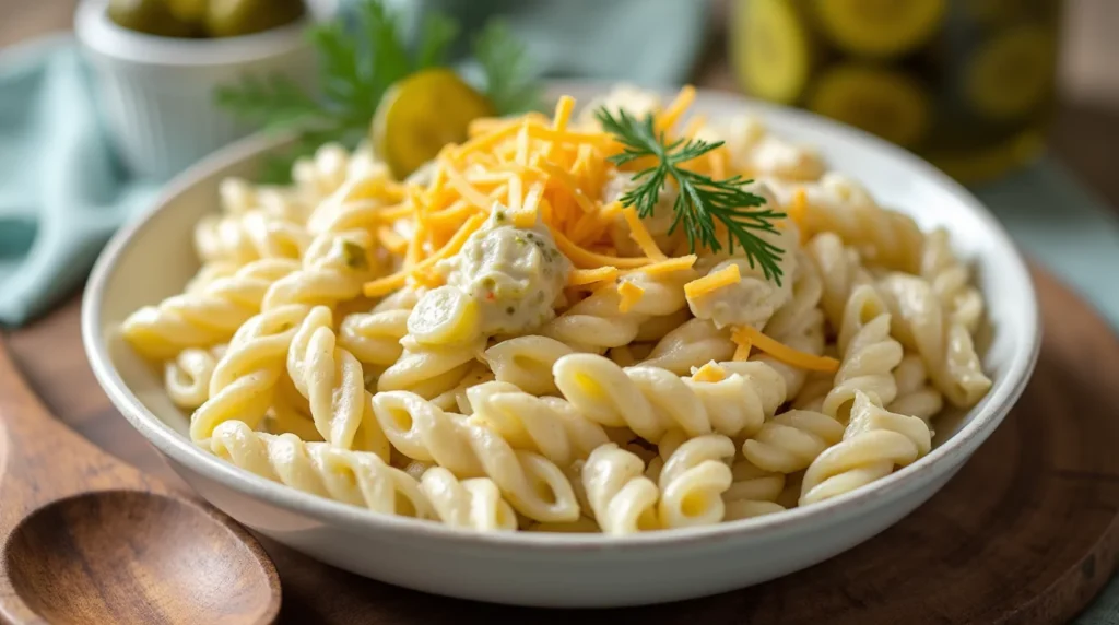 Dill Pickle Pasta Salad Recipe