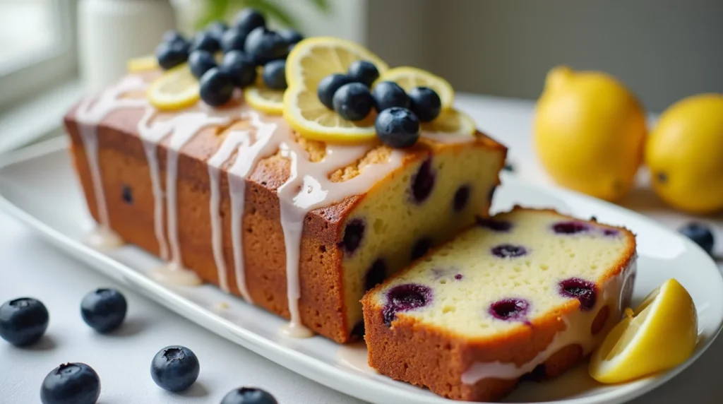 Lemon Blueberry Pound Cake