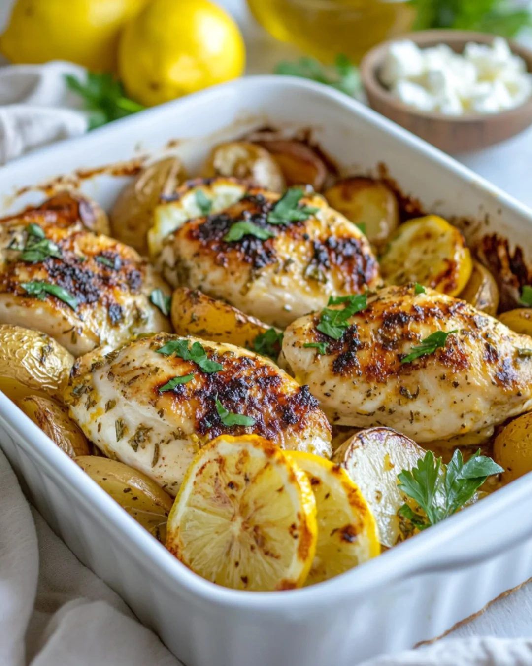 Greek Lemon Chicken with Potatoes