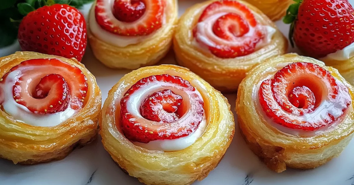 Strawberry Pinwheels